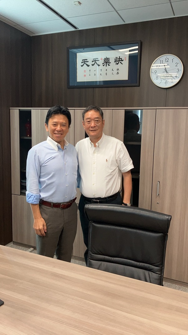 蔡總在東京與丸紅Chemix社長(zhǎng)真野亮一會(huì)面