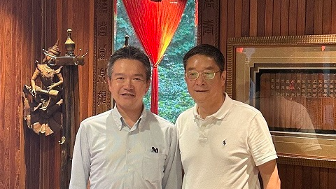 蔡建新總經(jīng)理與4月1日到任的丸紅（上海）有限公司董事長、總經(jīng)理米谷陽一先生會面